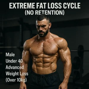 extreme fat loss cycle (no retention)