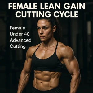 female lean gain cutting cycle